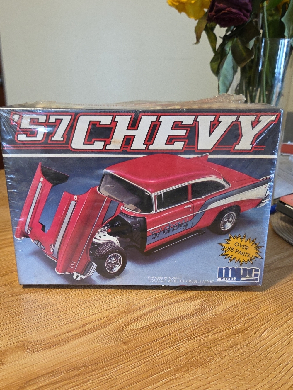 '57 Chevy Model Kit - Red & White